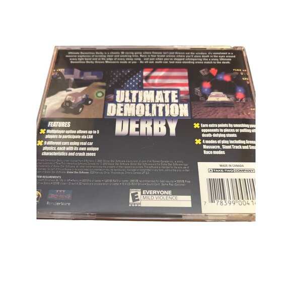 2003 Ultimate Demolition Derby PC Game CD-ROM Game - Picture 2 of 4